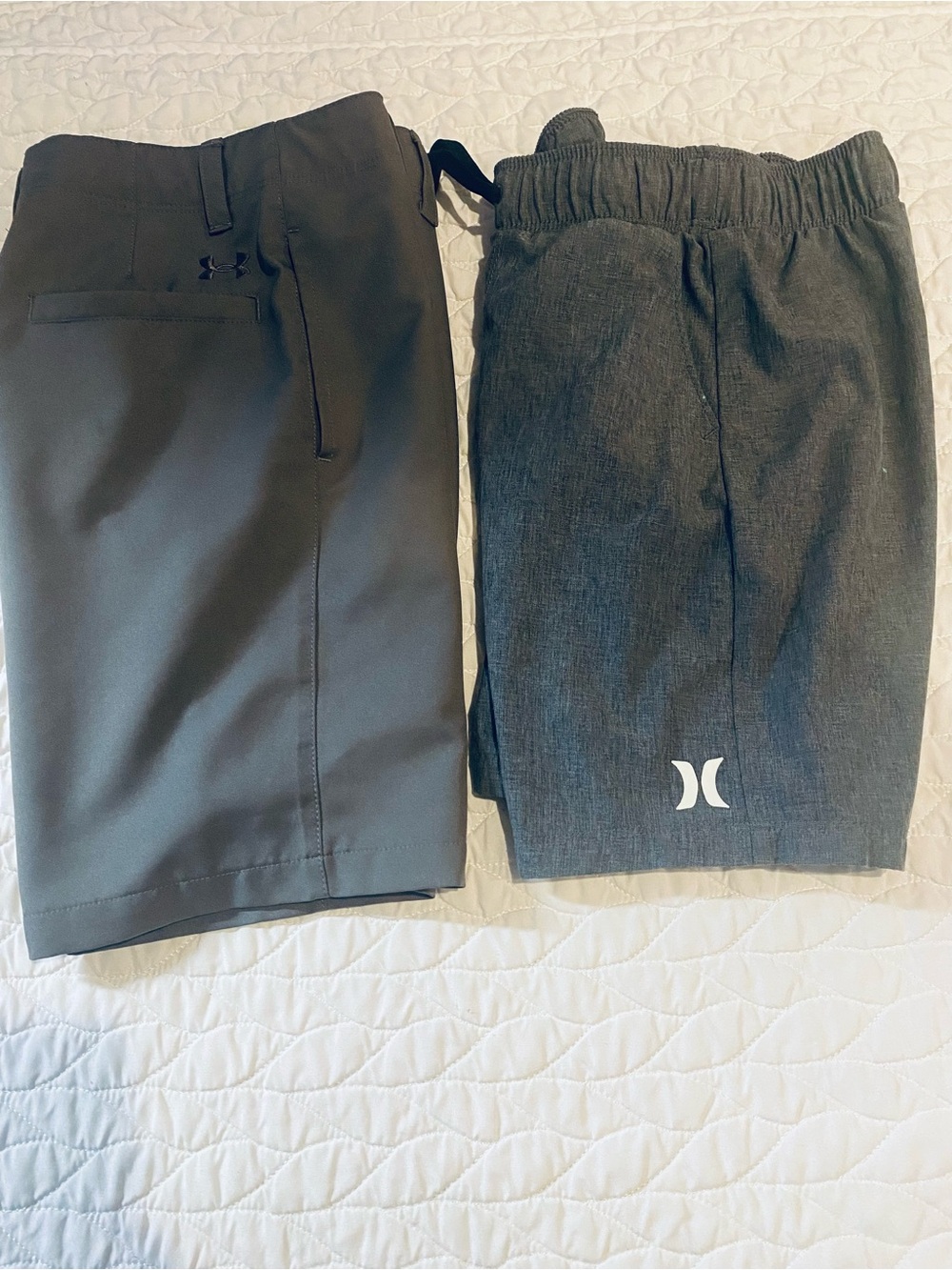 Under Armour Kids Charcoal Gray Athletic Shorts
